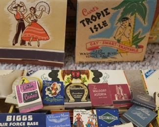 matchboxes, hundreds of them!
