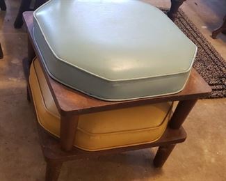 Mid Century stacking foot stools