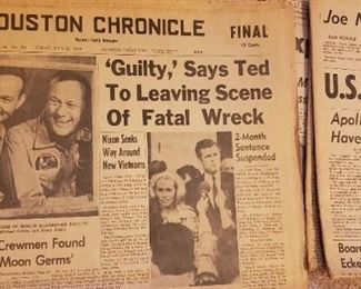 vintage 1960s , 1950s, 1940s newspapers