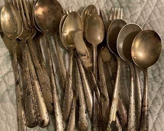 Solid sterling silver flatware