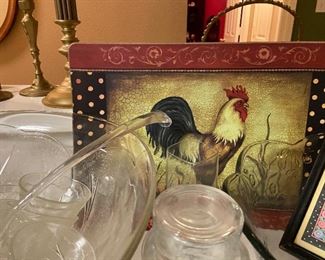 Rooster cutting board