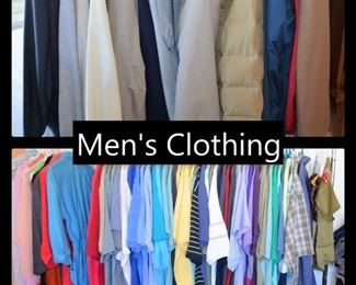 Men's clothing (large sizes)