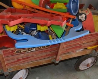 Wagon full of toys