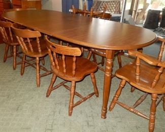 Dining table with 12 chairs
