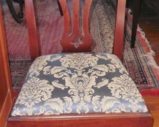 Chippendale dining chair-claw and ball feet