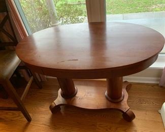 #4		 Oval Entry Table w/Drawer 44x26.5x29.5	 $175.00 
