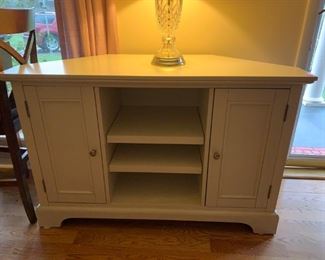 #7		Cream Corner TV Stand  50x20x32	 $75.00 
