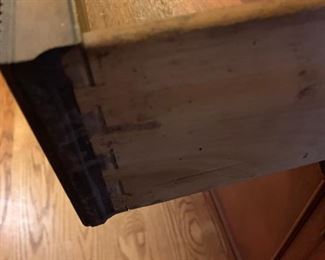 #9		Antique China Cabinet 2 glass doors w/ 2 Shelves ,1 drawer & 2 wood Doors  36x16x72 - 1 pc	 $225.00 
