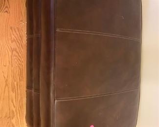 #11		Lane ottoman w/nailhead Trim w/wood feet 44x27x20	 $250.00 
