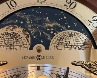 
#12		Howard Miller Grandfather Clock   18.5x11x7' 	 $400.00 
