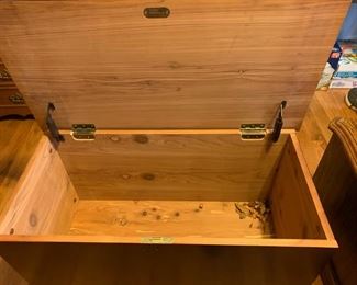 #47		As Is Cedar Chest  - no key  35x18x21	 $45.00 
