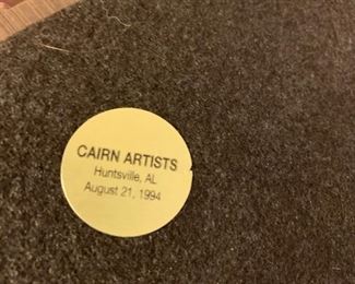 #56		Set of 3  Cairn Artist Gnome Figurines	 $65.00 
