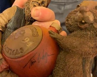 #56		Set of 3  Cairn Artist Gnome Figurines	 $65.00 
