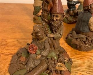 #56		Set of 3  Cairn Artist Gnome Figurines	 $65.00 
