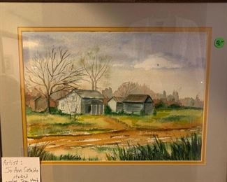 #78 Jo Ann Cataldo picture 18x21 Study under jean woods  $40.00 
