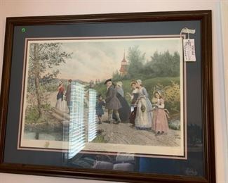 #80 Sunday Morning in Sleepy Hollow print 32x42	 $60.00 
