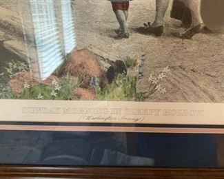 #80 Sunday Morning in Sleepy Hollow print 32x42	 $60.00 
