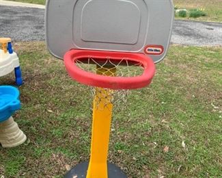 
#87 little tike basket ball goal $20.00
