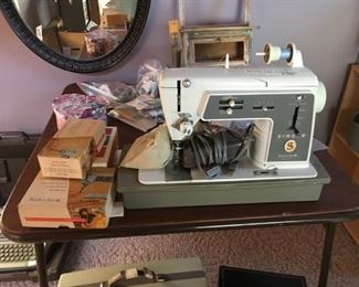 Sewing machine with lots of extras