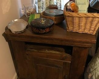 antique side table night stand