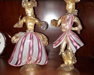 Venetian glass figurines