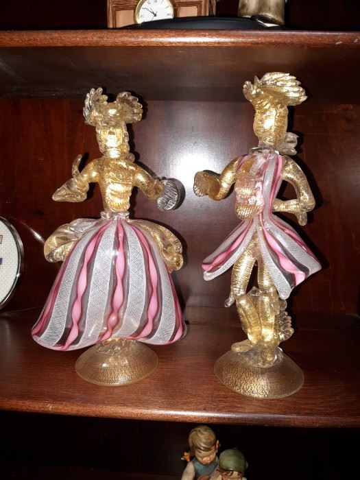 Venetian glass figurines