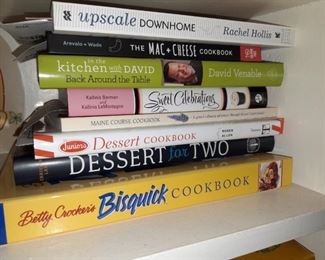 Unopened games and cookbooks
