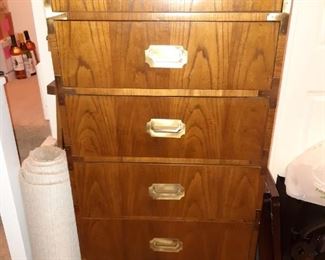 Walnut highboy chest, there are other matching pieces thru out the house.