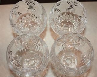 4 Crystal Glasses Millennium Series by WATERFORD CRYSTAL https://ctbids.com/#!/description/share/329288