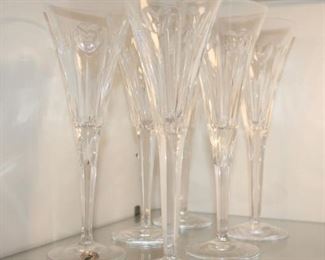 6 Love Toasting Millennium Collection Waterford Crystal Flutes https://ctbids.com/#!/description/share/329321
