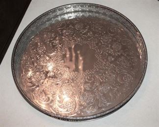 Vintage Silver Plated Tray https://ctbids.com/#!/description/share/332205