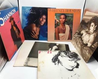 7 Vinyls of Woman Artisits of the 70-80s: Whitney Houseton, Madonna, Carly Simon, Brenda Starr https://ctbids.com/#!/description/share/331571