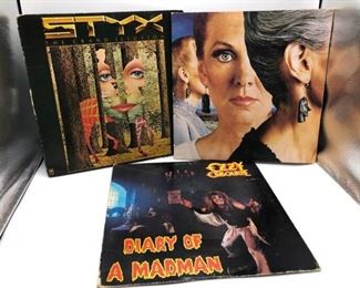 3 vinyl records: 2 Styx and Ozzy Ozborne Records https://ctbids.com/#!/description/share/331573