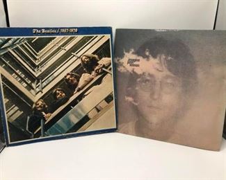 2 Vinyls: Beatles 67-60 and John Lennon Imagine https://ctbids.com/#!/description/share/331574