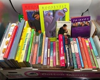 Girl Grows Up with Books- books through the ages and also Season 5 DVD of Friends https://ctbids.com/#!/description/share/331582