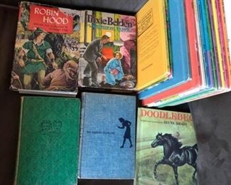 18- 1950s hardback children's books including Sweet Pickle Hardback https://ctbids.com/#!/description/share/331586