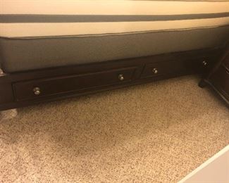 Drawers under king size bed