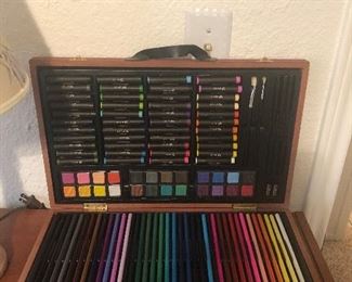 Complete set of drawing items