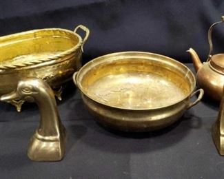 Brass and Copper decorative items