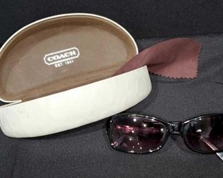 Coach sunglasses and case