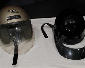 2 Motorcycle/ATV helmets