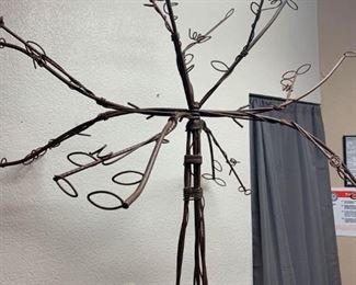 Unique Metal Yard Art Tree