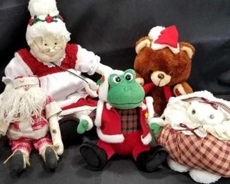 Christmas Stuffed Characters