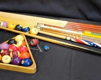 Pool table items