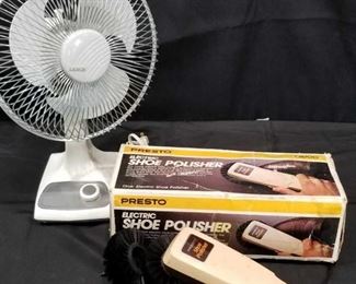Electric fan and Shoe Polisher