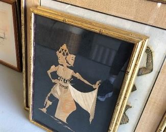 Thai wood embroidery