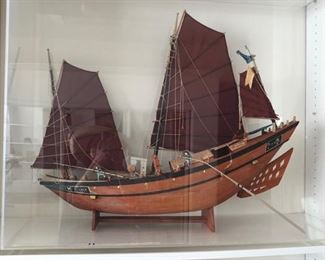 Thai Model of a junk