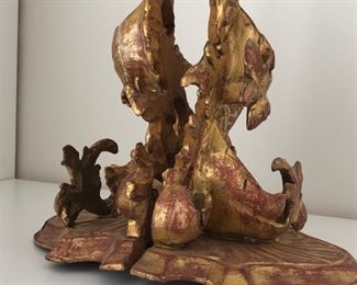 Pair of French small shelves