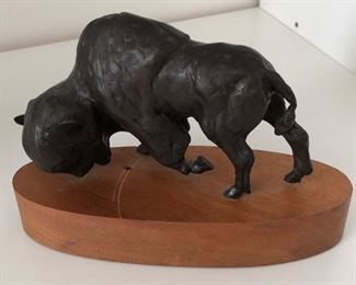 Buffalo Bronze sculpture