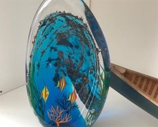 Murano Glass scene fish